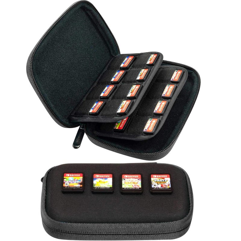 ButterFox 32-120 Switch Game Case for Nintendo Switch, Switch Game Card Storage Holder or SD Memory Card Case (32 Black) - Image 1